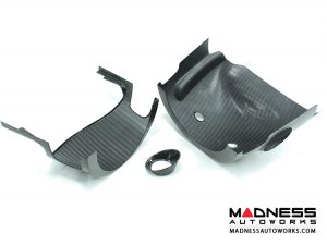 FIAT 500 Steering Wheel Shroud - Carbon Fiber 